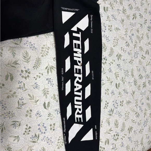 Off-White Black and White Striped Hoodie - Picture 10 of 16